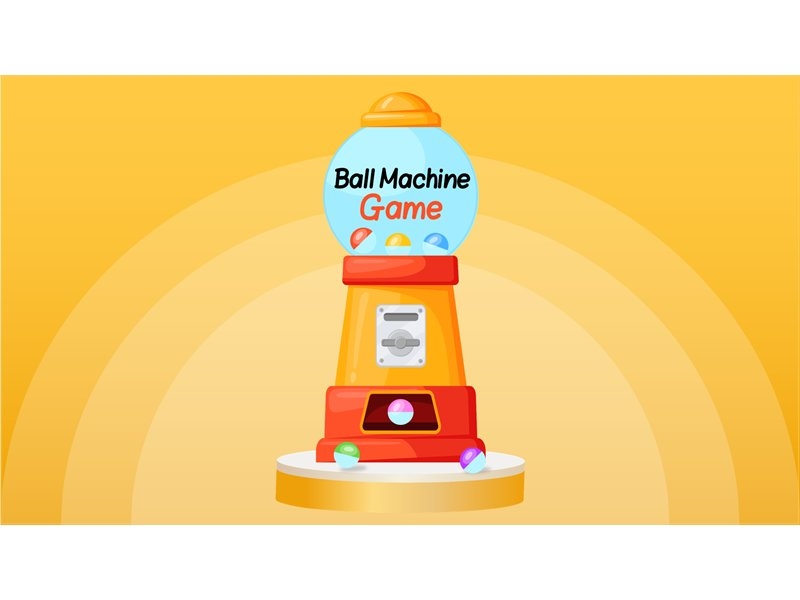 colored ball machine